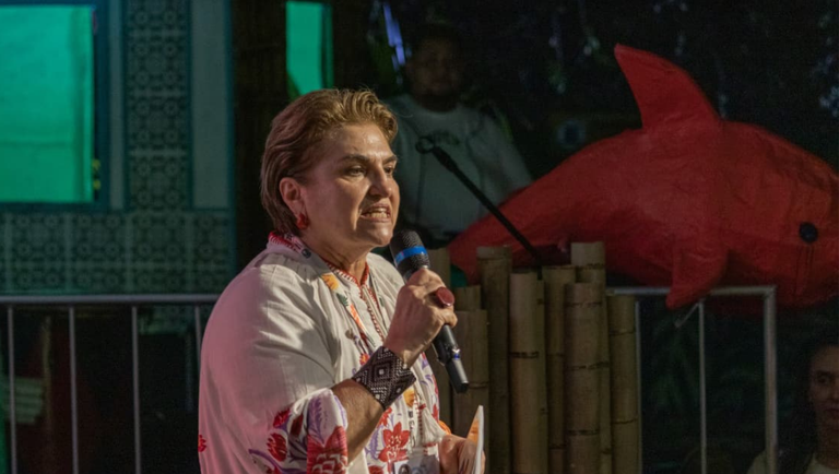 Ministra das Mulheres convoca juventude por 'cidade dos sonhos' e inaugura a Aldeia COP