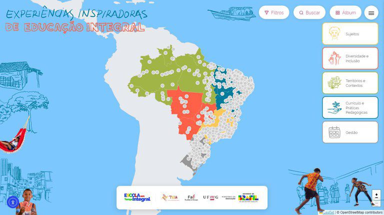 Lançado Mapa de Experiências Inspiradoras em educação integral