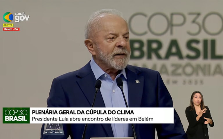 Lula defende superação do egoísmo para que o mundo enfrente a urgência climática