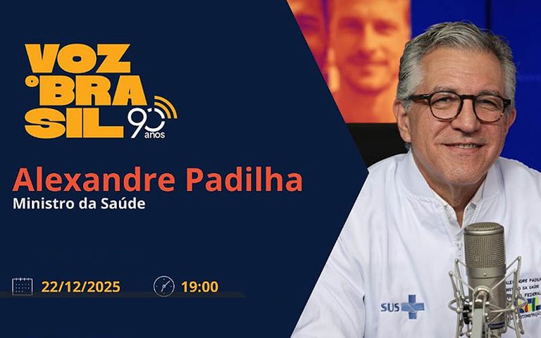 Alexandre Padilha abre série de entrevistas da 'Voz do Brasil' com balanços de governo