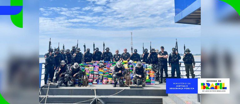 Operação federal contra tráfico de drogas causa prejuízo de R$ 78 milhões ao crime organizado