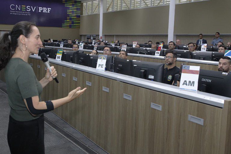 Representantes do Governo Federal e das forças de segurança acompanham aplicação das provas do CPNU 2