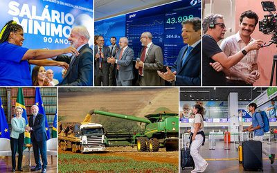 90 anos do salário mínimo e acordo Mercosul-UE marcaram a semana. Assista