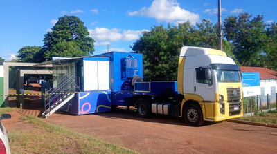 Carreta Digital leva cursos de tecnologia a estudantes indígenas no Mato Grosso do Sul