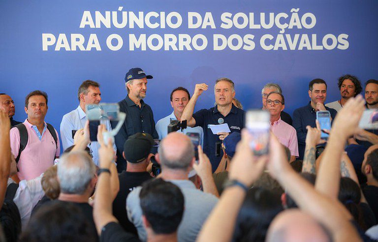 Santa Catarina comemora solução definitiva levada pelo Governo do Brasil ao Morro dos Cavalos