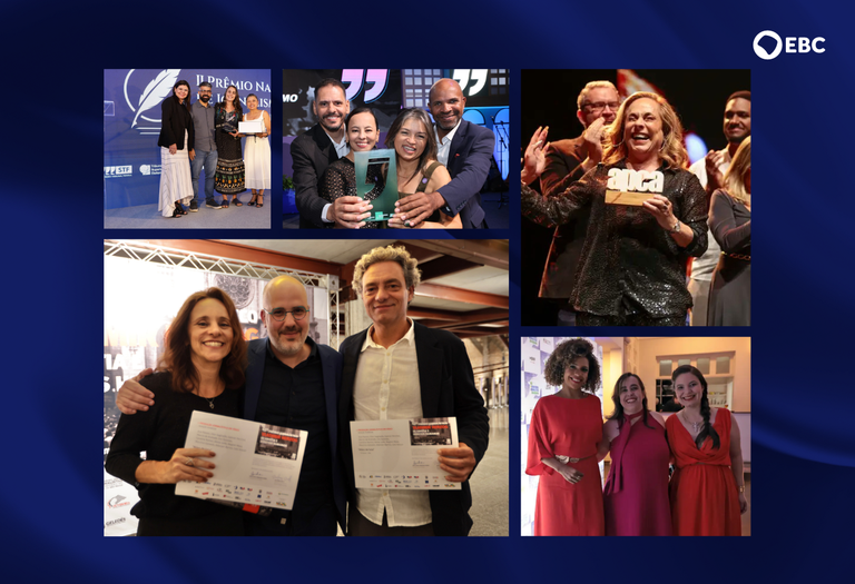 EBC é destaque em 2025 com premiações em diversas áreas