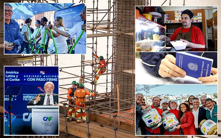 Menor desemprego da história e Gás do Povo em todas as capitais foram destaques da semana