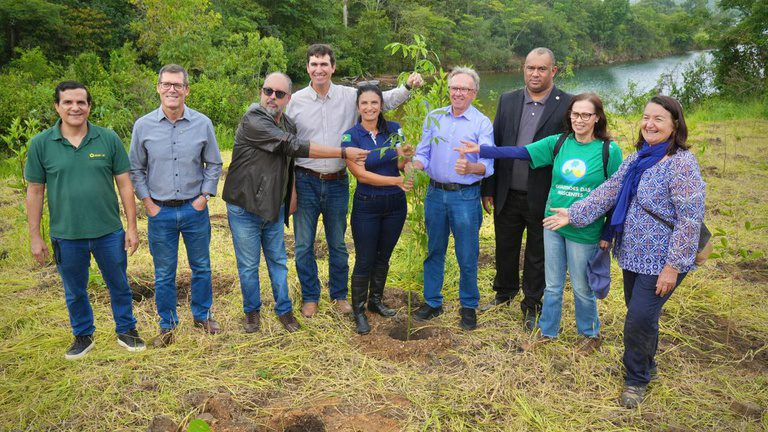 Governos do Brasil e do DF iniciam plantio de mudas nativas na Serrinha do Paranoá