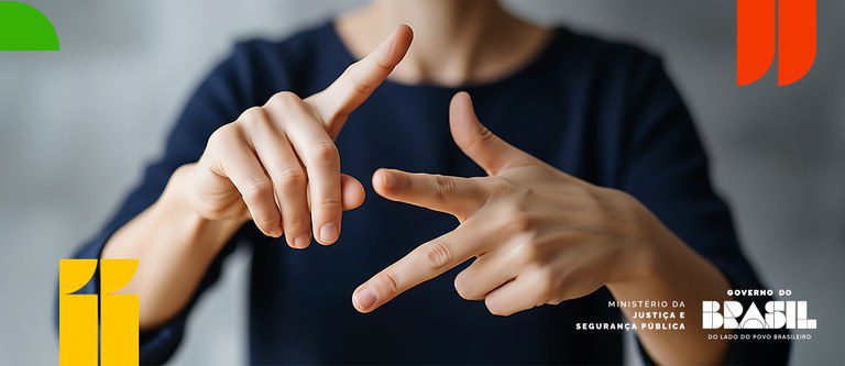 MJSP oferece curso de Libras para capacitar profissionais da segurança pública em atendimento inclusivo