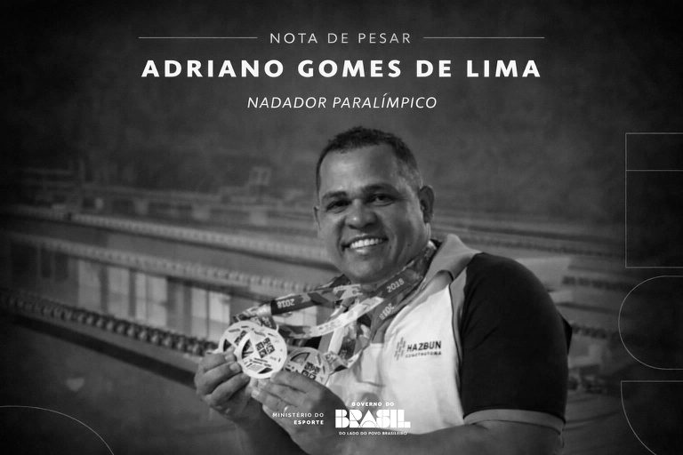 Campeão paralímpico Adriano Gomes de Lima morre aos 52 anos