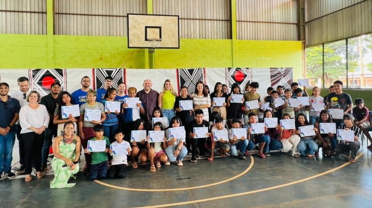 Carreta Digital forma 163 indígenas nas áreas de tecnologia e inovação