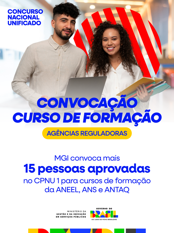 Mais 15 pessoas aprovadas no CPNU 1 são convocadas para cursos de formação