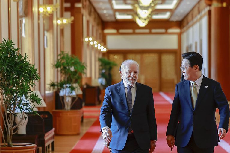 'Damos início a um renovado ciclo de prosperidade compartilhada entre Brasil e Coreia do Sul', afirma Lula