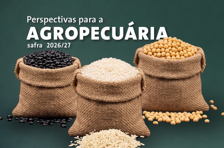 Safra 2026/27 pode atingir 366,6 milhões de toneladas, projeta Conab