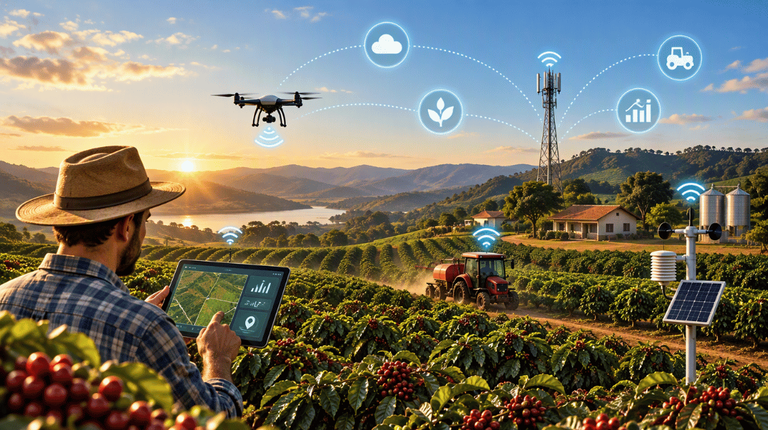 Conectividade fortalece a produção rural ao permitir uso de novas tecnologias e acesso a informações mais precisas