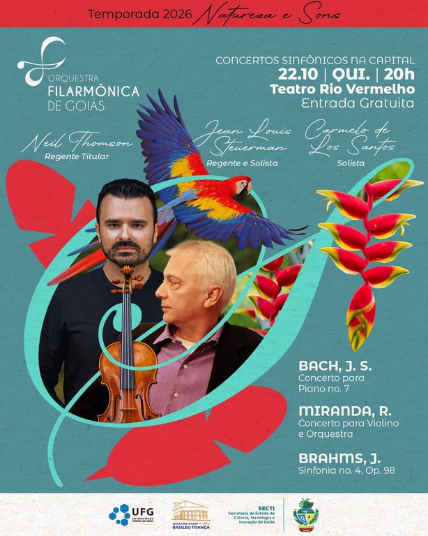 Rádio MEC transmite ao vivo concerto da Orquestra Filarmônica de Goiás